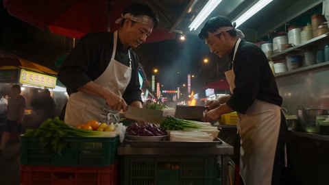 Street Food Chef Night Market