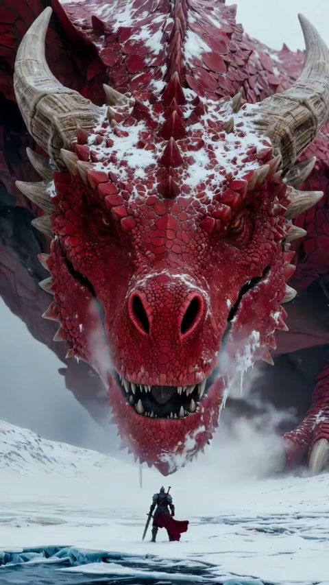 Red Dragon Warrior Arctic Encounter