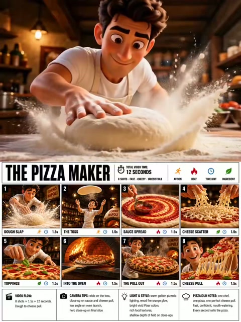 From Dough to Cheese Pull