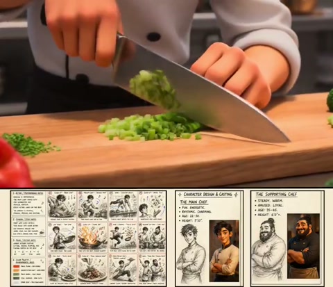 Chef Storyboard Animation