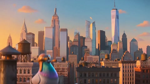 NYC Pigeon Top Gun