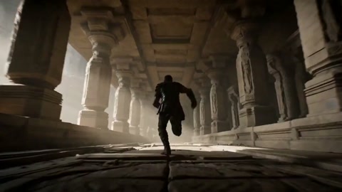 Game Cinematic Temple Escape
