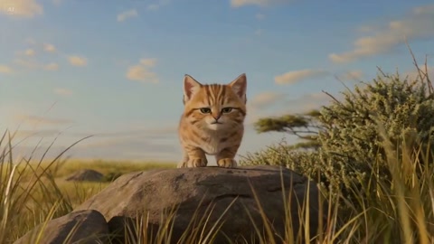 Tiny Kitten Mighty Roar