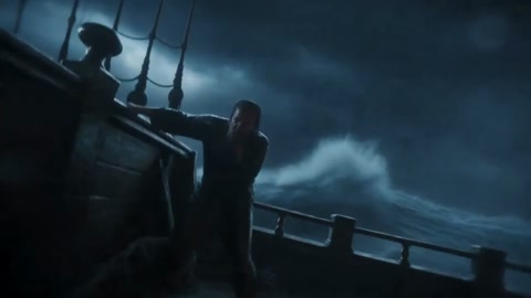 Sailor in Ocean Storm
