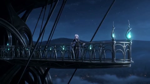 Fantasy Airship at Night