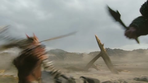 Elven Warrior vs Brute Battle