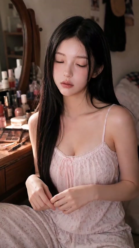 Kling AI Portrait Girl Video