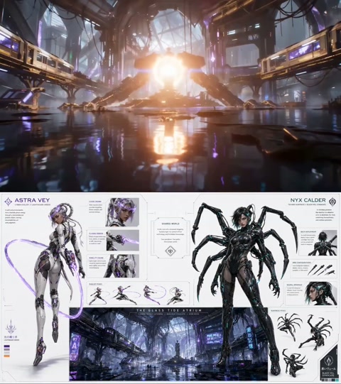 Glass Tide Atrium Cyber Duel