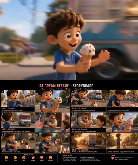 Ice Cream Rescue Story