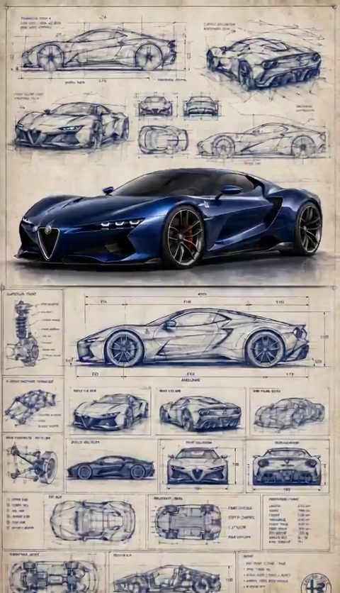 Alfa Romeo Blueprint 3D Reveal