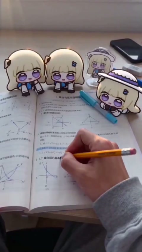 Cute Study Buddy Chibi Animation