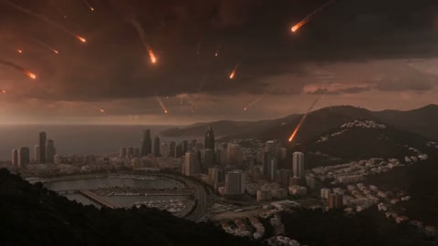 Apocalyptic City Destruction with Lone Survivor
