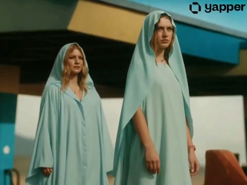 Fashion Cloak Tracking Shot
