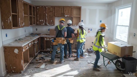 Kitchen Renovation Timelapse