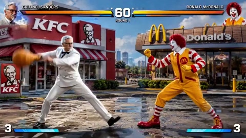Colonel Sanders Versus Ronald Mcdonald