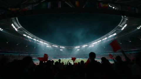 World Cup Bicycle Kick Night Stadium