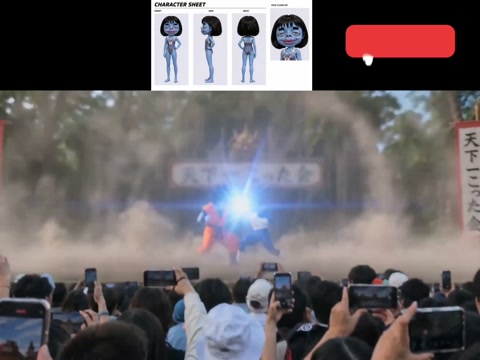 Cosplay Battle Energy Waves