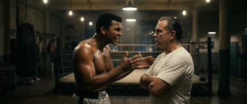Boxer Arguing Intensely with Trainer