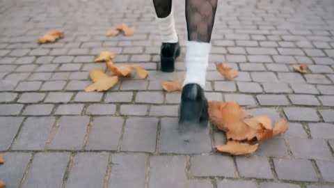 French Chic Fashion Walk in Autumn