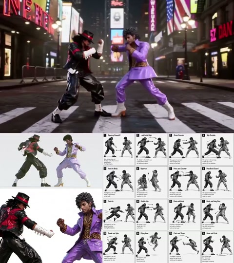 Michael Jackson vs Prince Fight Scene