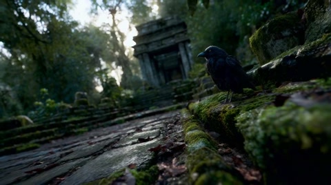 Crow Forest Stone Structures Low Angle