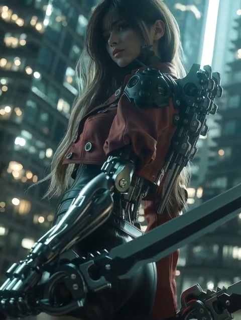Cyberpunk Cyborg Portrait