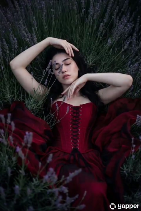 Lavender Field Portrait