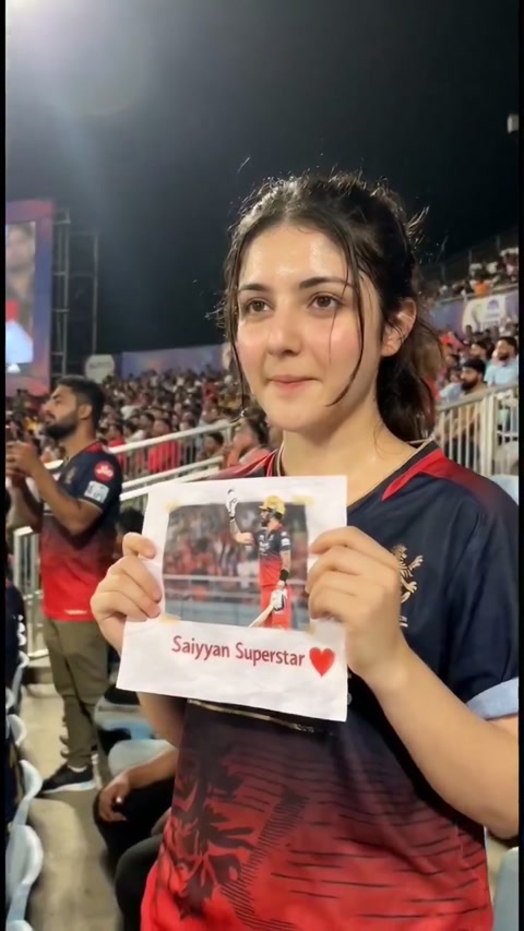 RCB Stadium Fan Moment