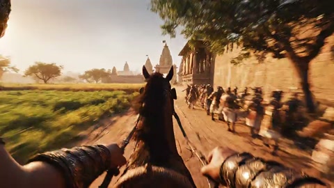 Indian Warrior on Horse