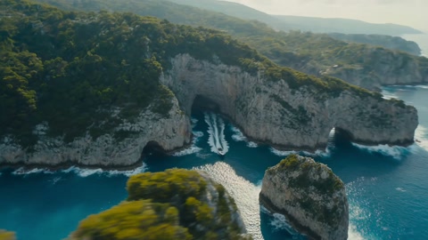 Speedboat Coastline Chase One Shot