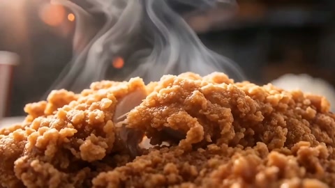 KFC Spec Commercial Chicken Closeup