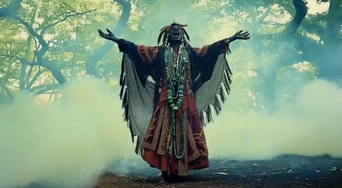 Voodoo Sorcerer Forest Ritual