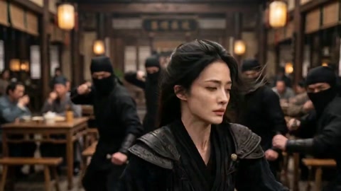 Black Woman Assassins Fight Scene