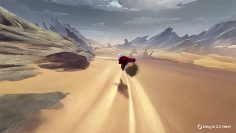 High-Speed Desert Hover Chase