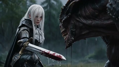 Dark Fantasy Combat Rain