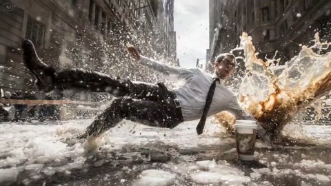 Bullet Time Coffee Splash