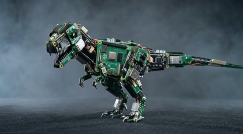 T-Rex Raspberry Pi Art