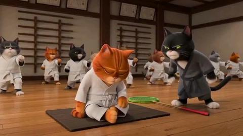 Cat Cinema Dojo Escape