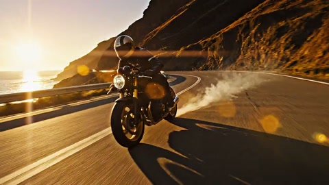 Cafe Racer Coastal Switchbacks Sunrise
