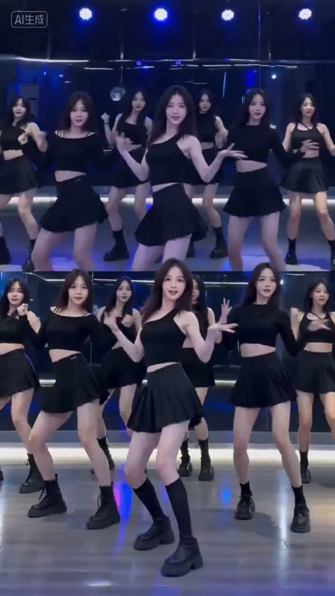K-Pop Girl Group Dance Performance