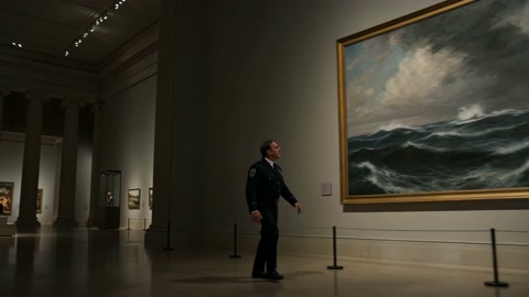 Museum Painting Transformation One-Shot