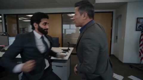 Brutal Office Fight Scene
