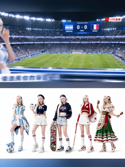 Multi-Country Character Design for AI Video