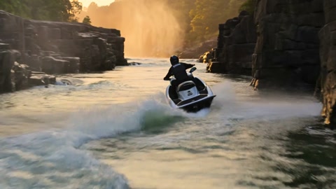 Jet Ski Rapids Chase