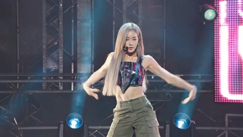 K-Pop Dancer Concert Performance