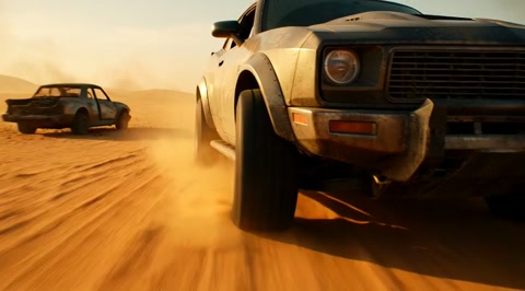 Armored Car Desert Chase