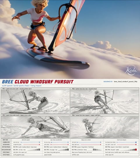 Cloud Windsurf Breeze