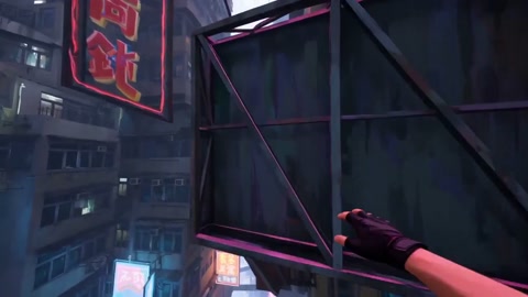 POV Neon City Parkour