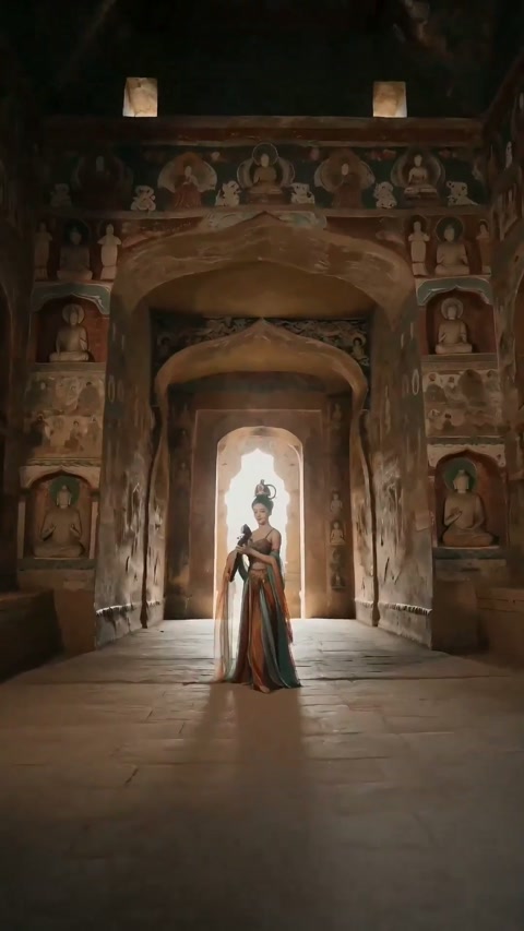 Dunhuang Pipa Dance Wall Painting Revival