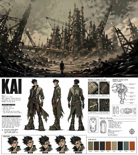 Kai Iron Tide - GPT Image to Seedance 2 Animation